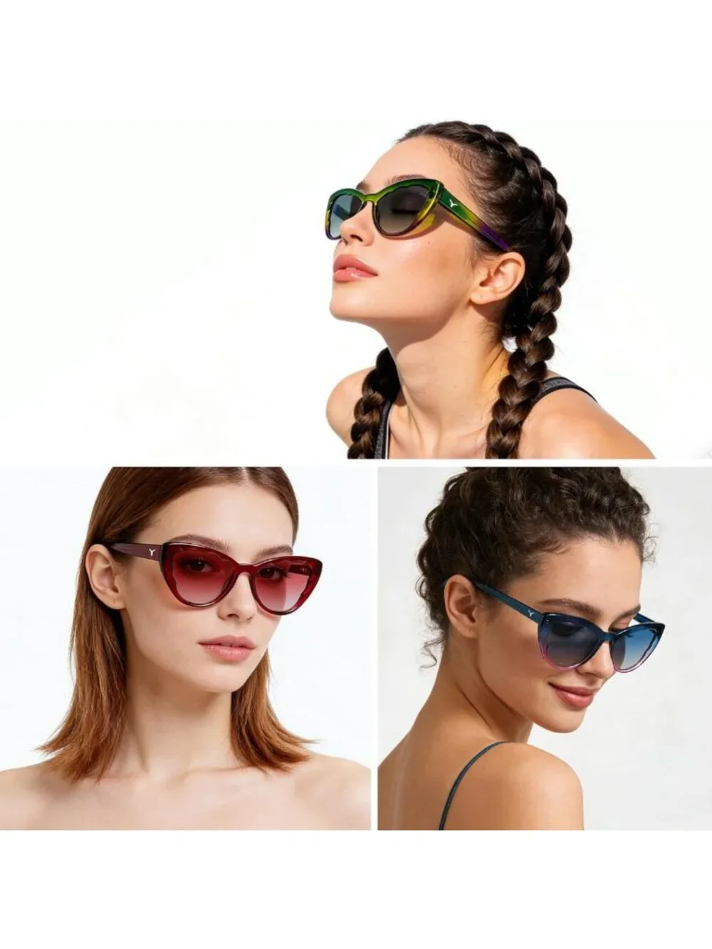 Retro Cat Eye Sunglasses for Women | UV400 Protection | Stylish Vintage Eyewear